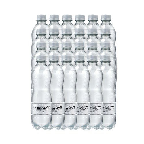 Harrogate Sparkling Spring Water [PET] Bottle 500ml (Pack of 24)