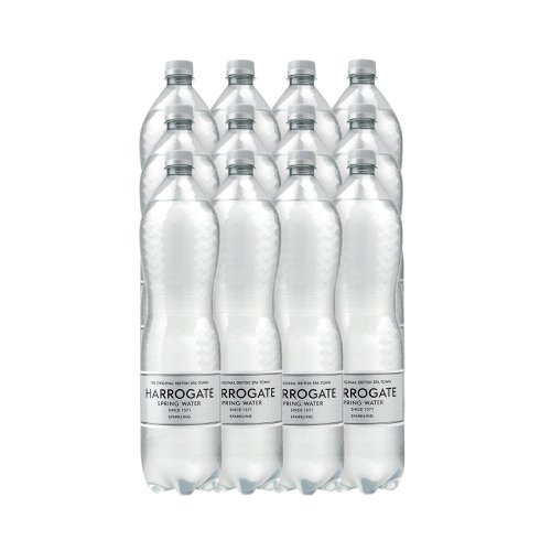 Harrogate Sparkling Spring Water [PET] Bottle 1.5L (Pack of 12)