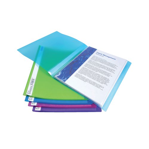 Rapesco Flexi Display Book 20 Pocket A4 Assorted (Pack of 10) 0916 Display Books HT00535