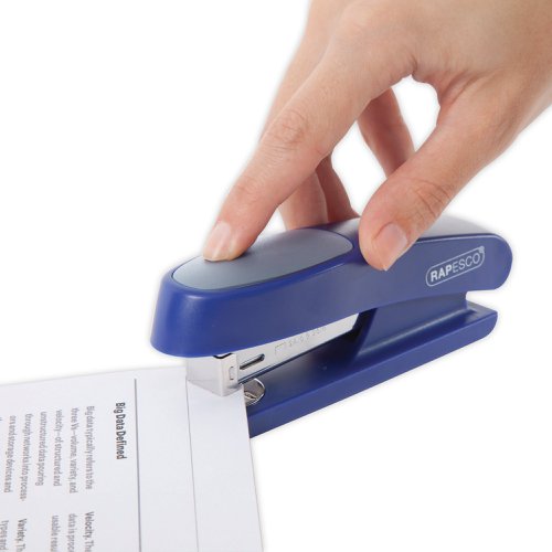 Rapesco Sting Ray Half Strip Stapler Blue R72660L3