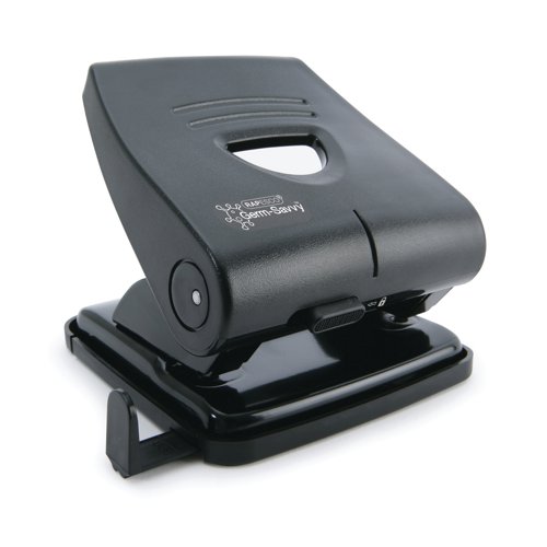 Rapesco Germ-Savvy 827-P 2-Hole Hole Punch 30 Sheets Black PF827PB2