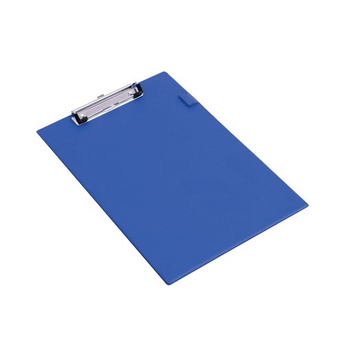 This Rapesco standard clipboard has a durable, smooth PVC finish for writing on the go. The high strength clip features protective corners to keep your documents secure and looking professional. The clipboard also features a retractable hanging hole and convenient pen clip. This pack contains 1 blue clipboard suitable for A4 and foolscap documents.