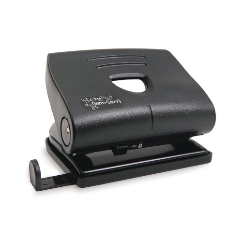 Rapesco Germ-Savvy 820-P 2-Hole Hole Punch 22 Sheets Black PF8700B1