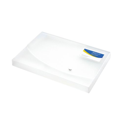 Rapesco Rigid Wallet Box File 25mm A4 Clear 0708