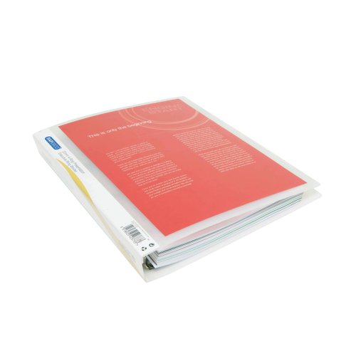 Rapesco Presentation Four-Ring Binder 25mm A4 Clear (Pack of 10) 0717