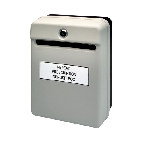 Helix Grey Post/Suggestion Box Grey W81065