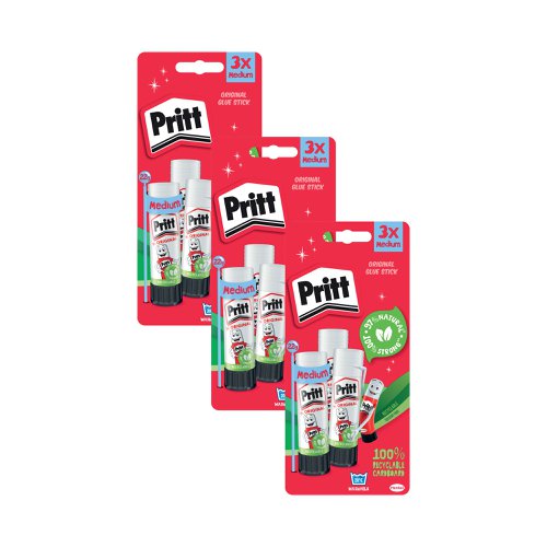 Pritt Stick Glue Stick 22g (Pack of 3) Buy 2 Get One FOC HX810823