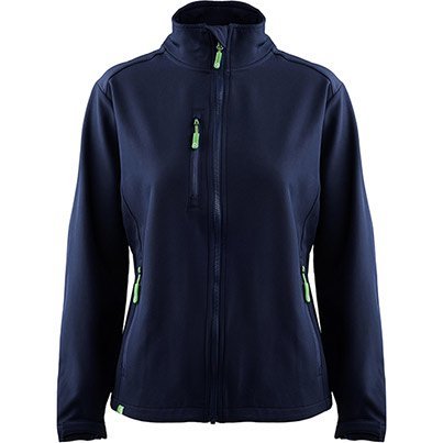 Arco Responsible Women's Navy Softshell Jacket 16