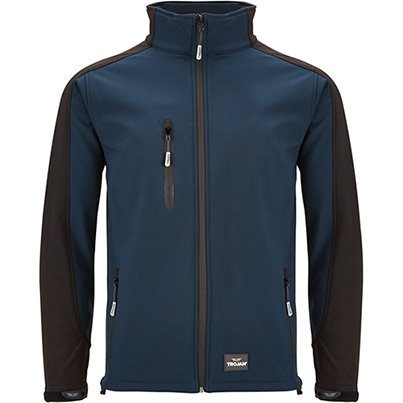 Trojan Trail Navy/Black Softshell Jacket 4XL