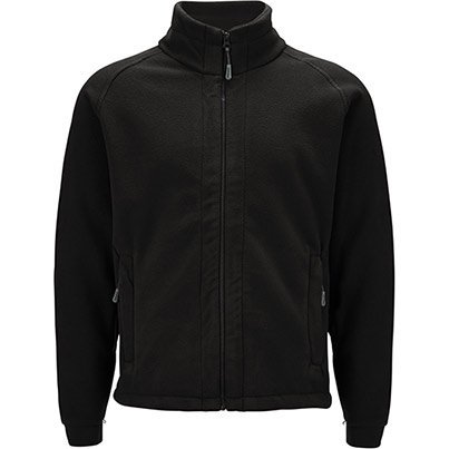 Trojan Glacier Men's Black Interactive Fleece Jacket S