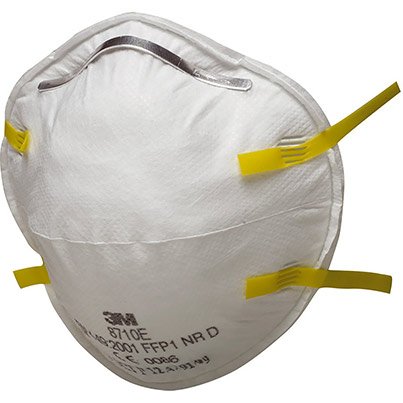3M 8710E Hand-Sanding FFP1 Dust Mask (Pack of 20)