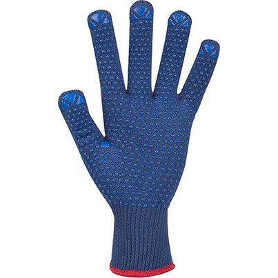Arco Essentials Navy Lightweight PVC-Dotted Work Gloves XL - Arco Limited - ARC07752 - McArdle Computer and Office Supplies