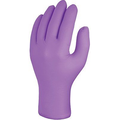 Skytec Iris Purple Powder-Free Nitrile Disposable Gloves Small (Pack of 100)