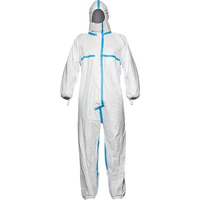 DuPont Tyvek 600 Plus White Chemical Coverall M