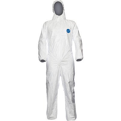 DuPont Tyvek 500 Xpert White Chemical Coverall M