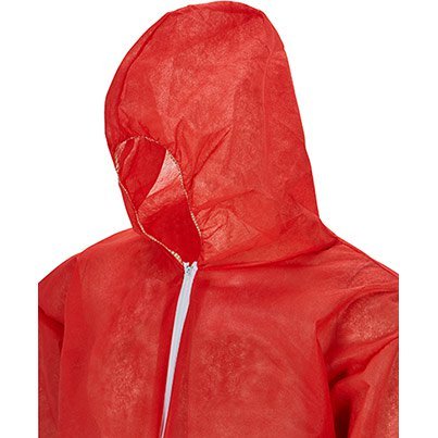 ARC03955 | These great-value disposable overalls are ideal for use in workplaces where clothes can be damaged or stained. Providing protection against non-hazardous dust and dirt, they're also useful for painting or working with grease and oil-based products. The elasticated hood and cuffs maintain a snug fit, while the front zip fastening allows this disposable suit to be put on and taken off quickly and easily.