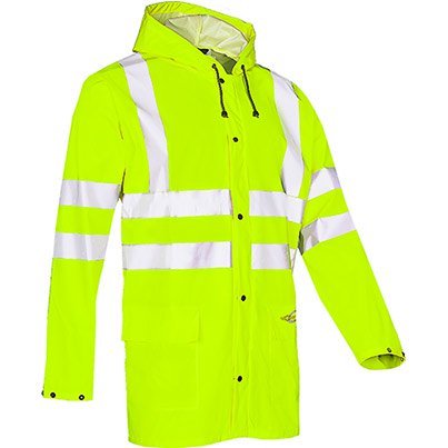 Sioen Eshton Yellow Waterproof Hi-Vis Jacket S