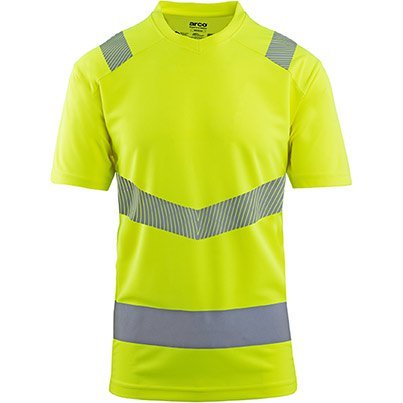 Arco Responsible Yellow Hi-Vis T-Shirt S