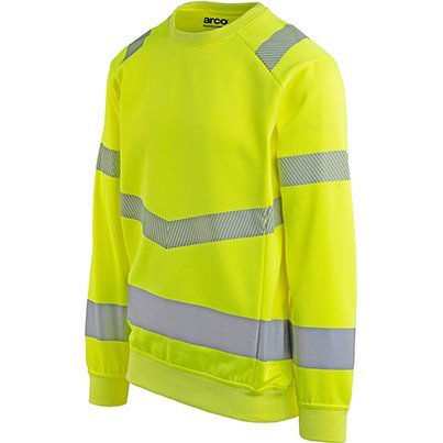 Arco Responsible Yellow Hi-Vis Sweatshirt 3XL
