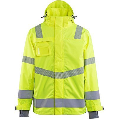 Arco Responsible Yellow Waterproof Hi-Vis Coat 4XL