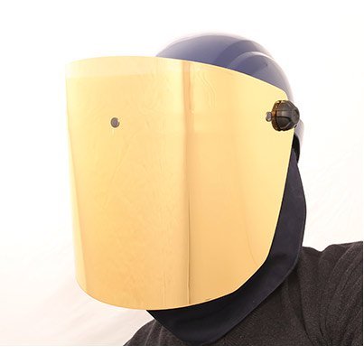 Sundstrom SR 587/SR 580 Shade-5 Gold-Plated Resp Face Shield