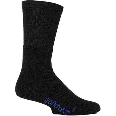 ARC02103 | Supplied in packs of two pairs, these luxury cotton-rich socks have Comfort toe seams to help prevent irritation from rubbing, and cushioned soles to make them perfect for busy workers on their feet all day.