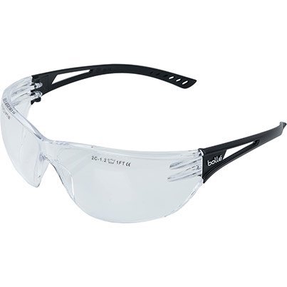Bolle Safety Slam Clear-Lens Safety Glasses