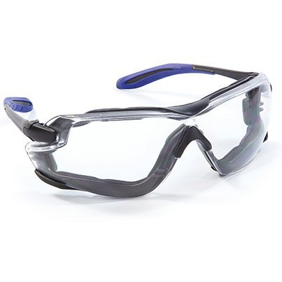 Riley Quadro Clear-Lens Safety Glasses