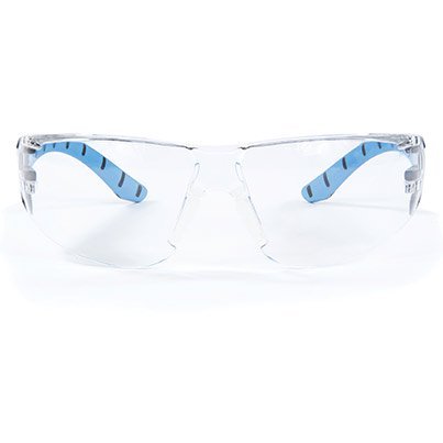 Riley Stream Blue Clear-Lens Safety Glasses