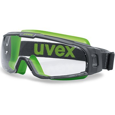 Uvex U-Sonic Clear-Lens Safety Goggles