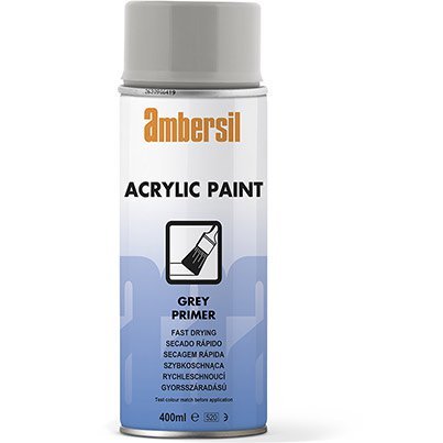 Ambersil Grey Acrylic Spray Paint Primer 400ml