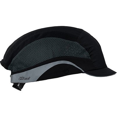 JSP Hardcap Aerolite Black Micro-Peak Bump Cap