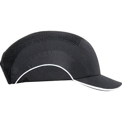 JSP Hardcap A1+ Black Short-Peak Bump Cap