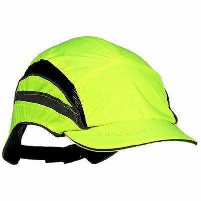 3M First Base 3 Classic Hi-Vis Yellow Bump Cap
