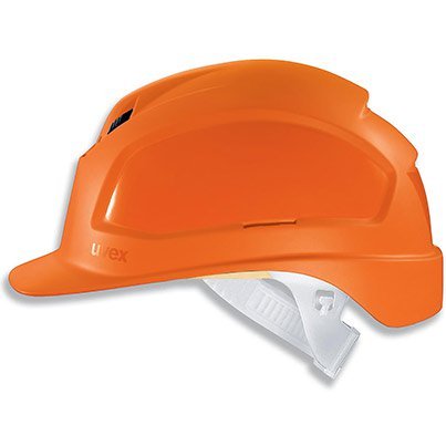 Uvex Pheos B Orange Vented Slip-Ratchet Safety Helmet