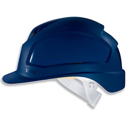 Uvex Pheos B Blue Vented Slip-Ratchet Safety Helmet