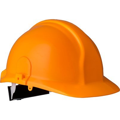 Arco Champion Plus Orange Unvented Wheel-Ratchet Safety Helmet