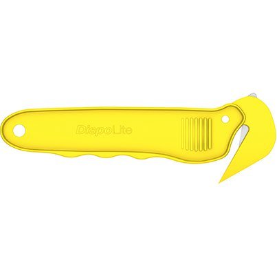 Moving Edge Dispo Lite Yellow Disposable Box Cutter (Pack of 25)