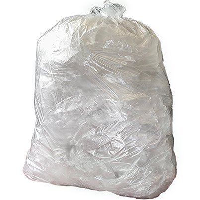 The Green Sack Clear 120L Heavy Duty Compactor Bag (Pack of 100)