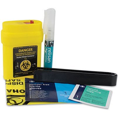 Reliance Medical Biohazard Sharps Disposal Kit