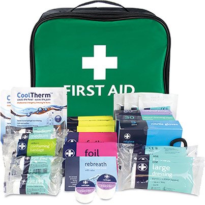 Reliance Medical Medium British-Standard First Aid Kit Grab Bag