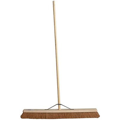 Extra-Wide Soft Natural Coco Broom