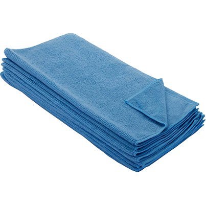 Stronghold Blue Microfibre Cleaning Cloths (Pack of 10)