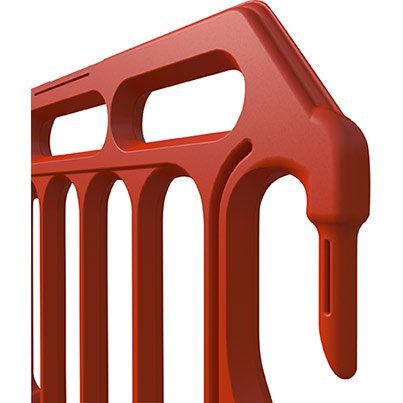ARC97180 | Commonly known as 'The Boss', this Melba Swintex crowd control barrier is constructed from sturdy HDPE and has been thoroughly tested to ensure stability, ensuring it is ideal for managing busy public areas or events in a safe manner.