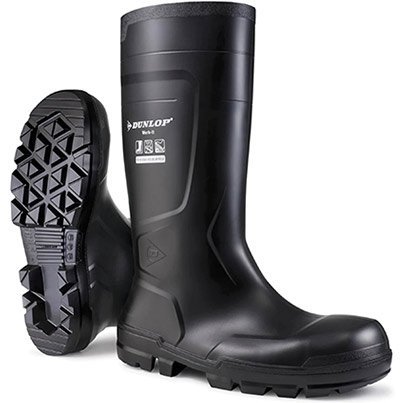 Dunlop Work-It Black S5 Safety Wellington Boots 5