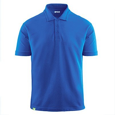 Arco Responsible Men's Royal Blue Polo Shirt S