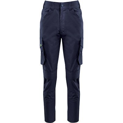 Arco Responsible Women's Navy Cargo Trousers with Kneepad Pockets 12R
