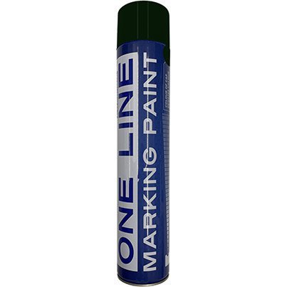 One Line Black Line Marker Paint Spray 750ml (Pack of 12)