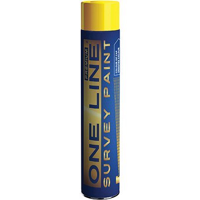 One Line Premium Yellow Survey Marker Paint 750ml