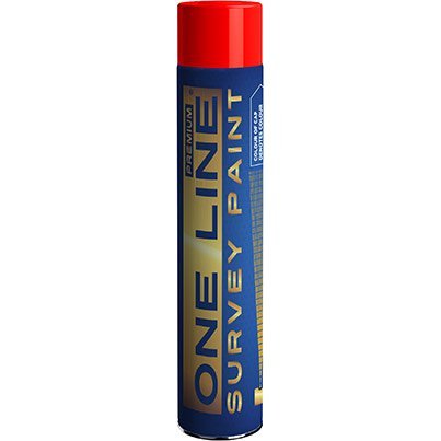 One Line Premium Red Survey Marker Paint 750ml